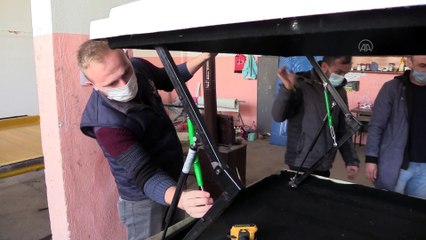 ZONGULDAK - Kalıp ustalarının ürettiği araç üstü kamp çadırları ilgi görüyor