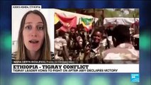 Tigray leaders vow future attacks after Ethiopian PM declares victory