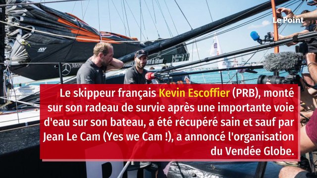 Vendée Globe : Escoffier secouru par Le Cam