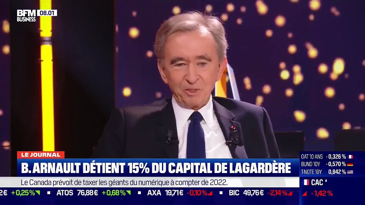 Bernard Arnault justifie son soutien financier à Arnaud Lagardère