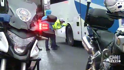 İstanbul'da uzun yol otobüsleri kontrol edildi | Video