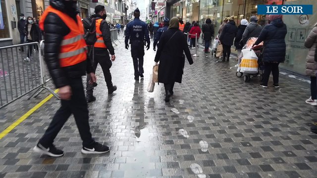 Réouverture de la rue Neuve de Bruxelles