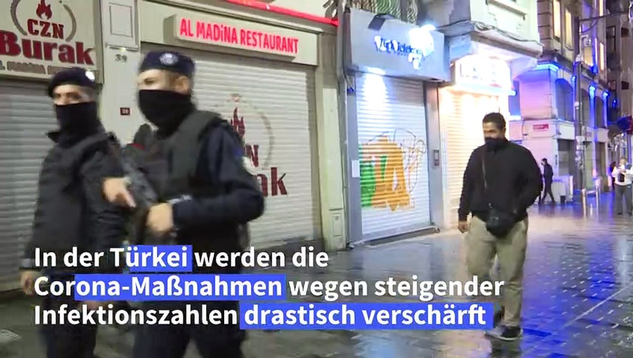Steigende Corona-Zahlen: Ausgangssperren in der Türkei