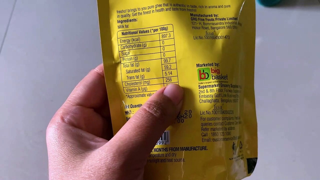 fresho ghee review