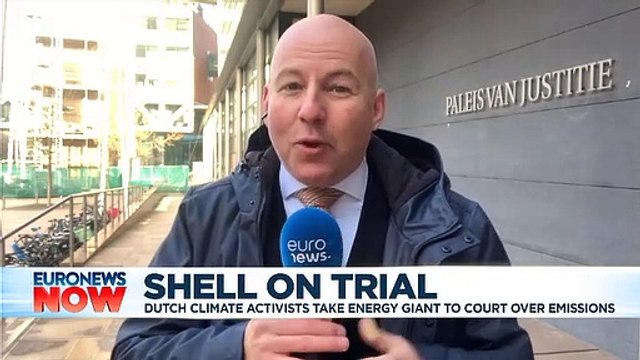 Climate change activists take energy giant Shell to court in The Hague over emissions