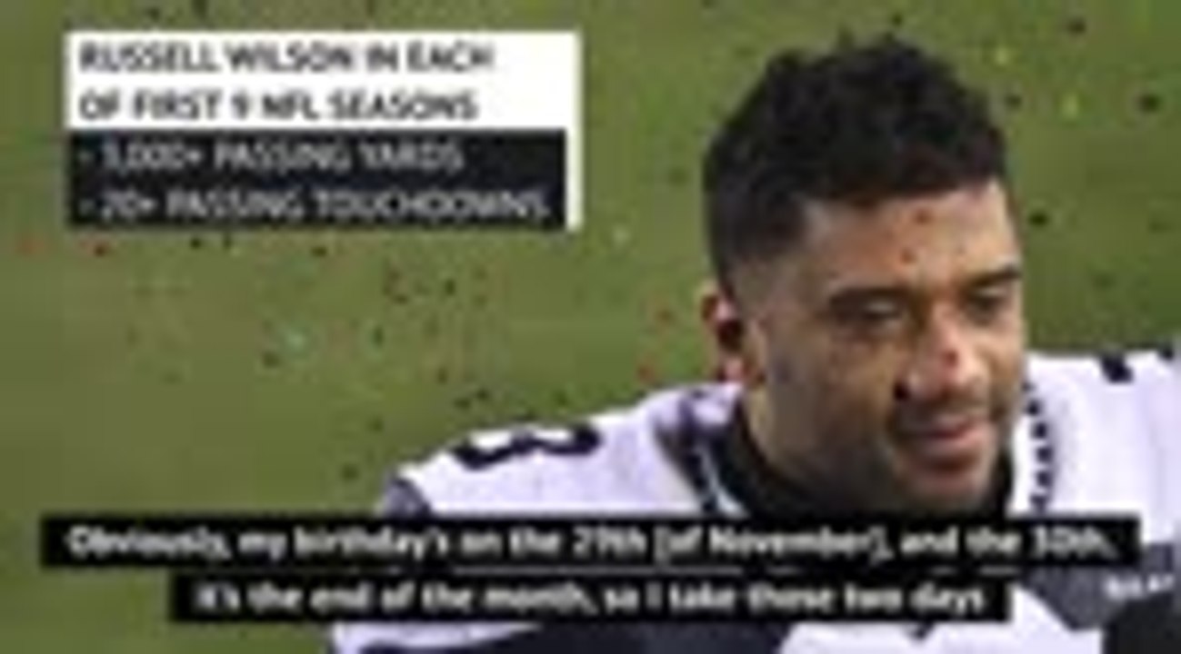 Birthday boy Wilson delighted after Seahawks beat Eagles