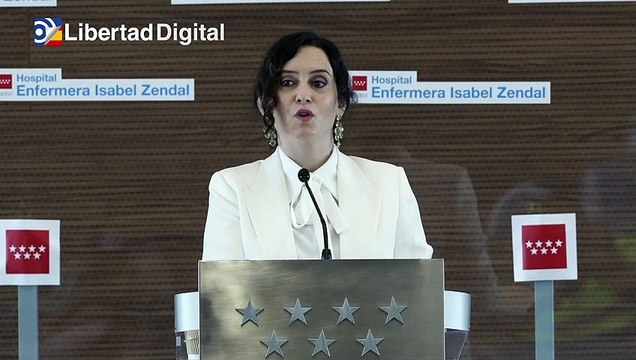 Ayuso inaugura el Isabel Zendal: Un hospital no puede ser una mala noticia