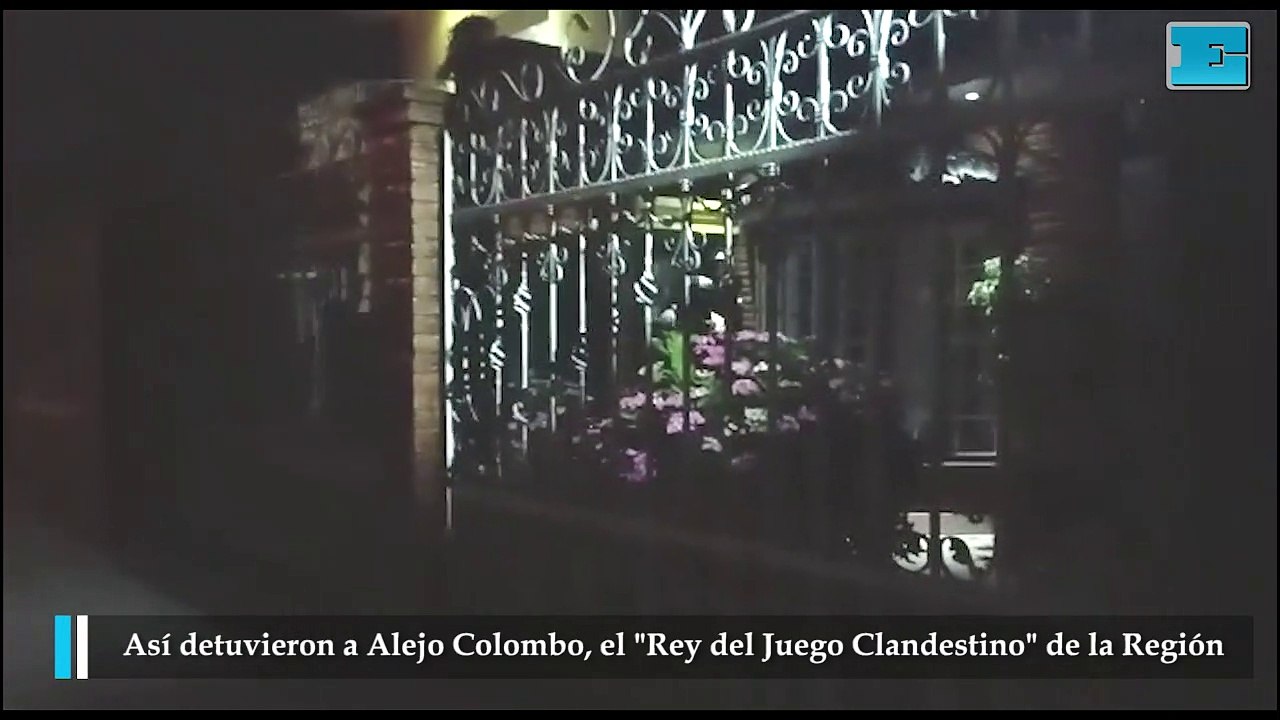 Así detuvieron a Alejo Colombo, el Rey del Juego Clandestinode la Región