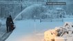 Residents clear snow as winter storm strikes Ohio