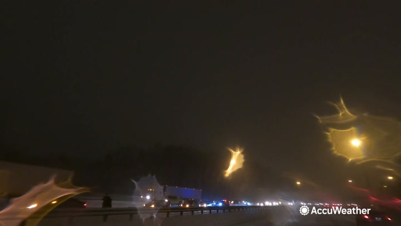 Winter storm disrupts travel in Cleveland