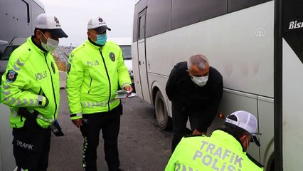 TEKİRDAĞ - Zorunlu kış lastiği denetimi yapıldı