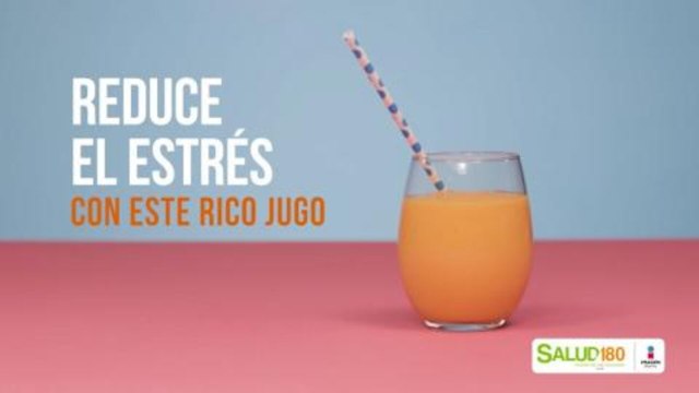 Reduce el estrés con este jugo natural | Salud180