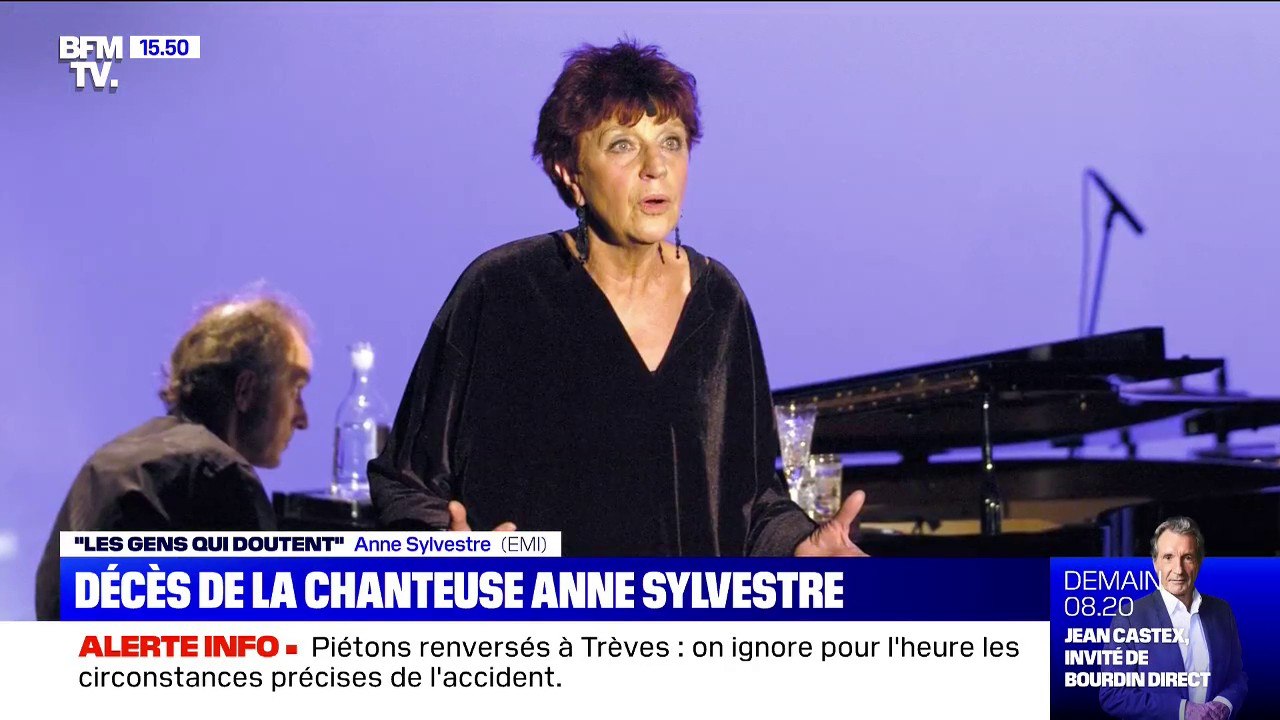 Mort d'Anne Sylvestre, "un pilier de la chanson française"