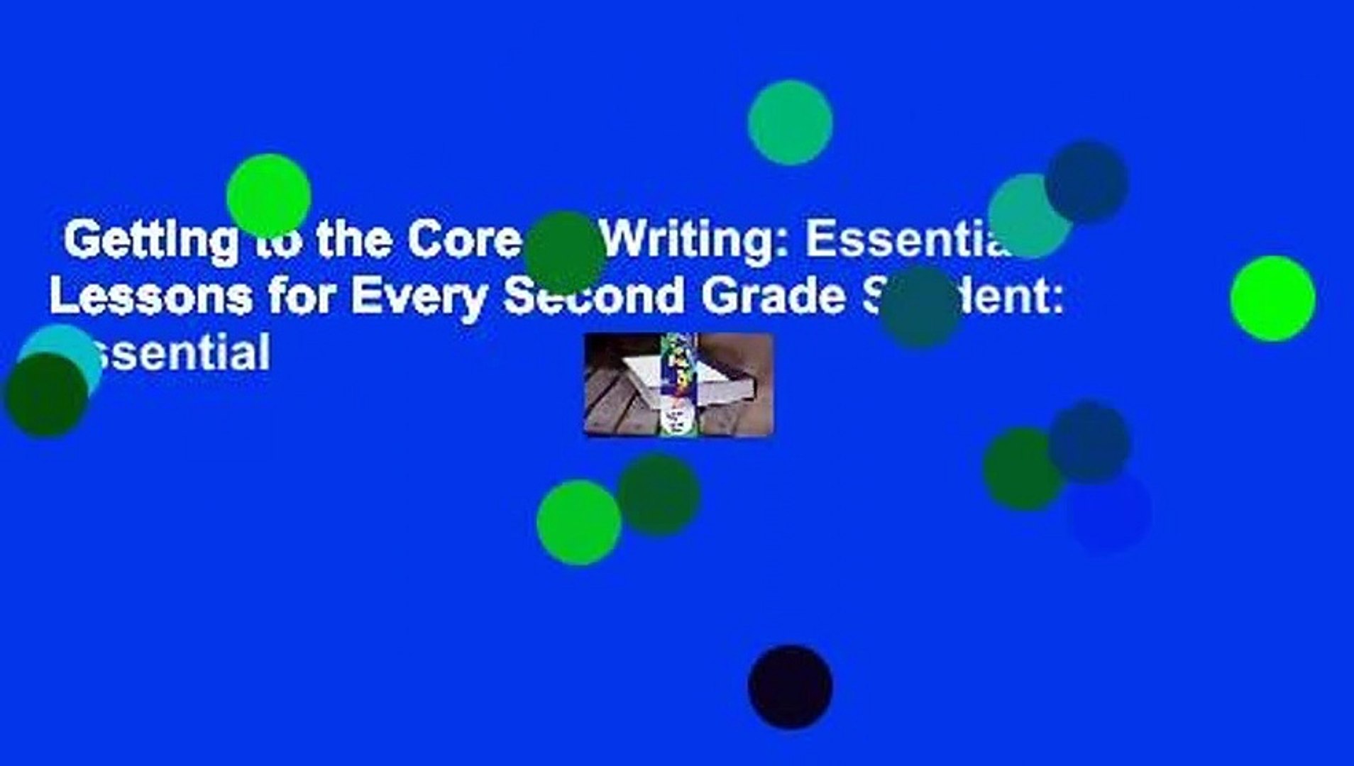 ⁣Getting to the Core of Writing: Essential Lessons for Every Second Grade Student: Essential