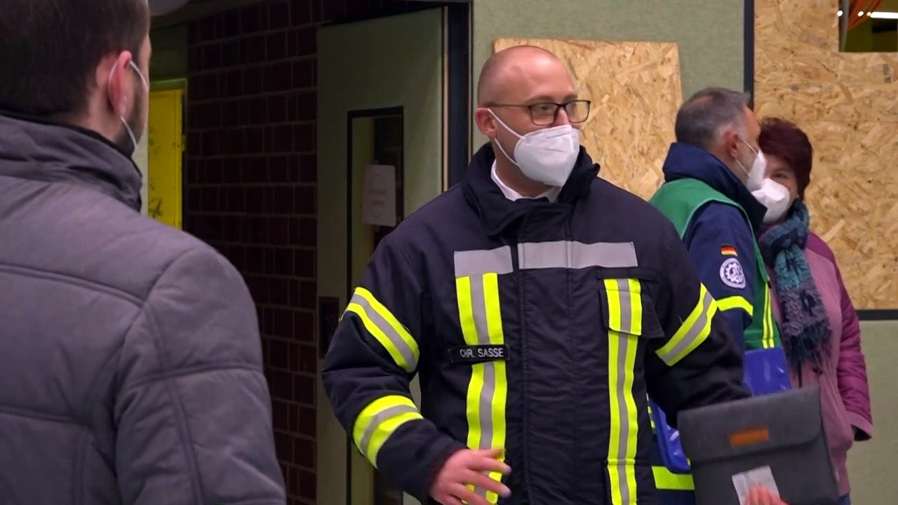 Aus Turnhalle wird Impfzentrum