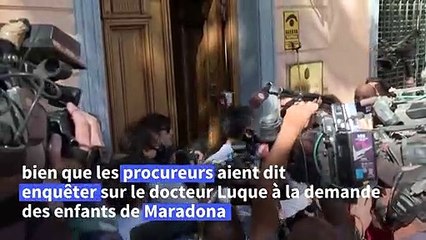 Le médecin de Maradona "pas formellement accusé" d'homicide involontaire (avocat)