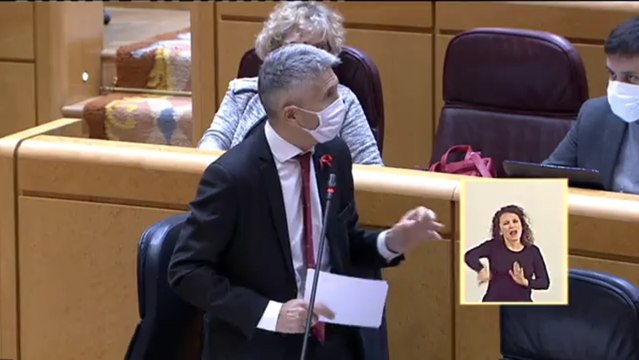 Marlaska censura que Cs lo señale como hizo ETA