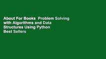 About For Books  Problem Solving with Algorithms and Data Structures Using Python  Best Sellers
