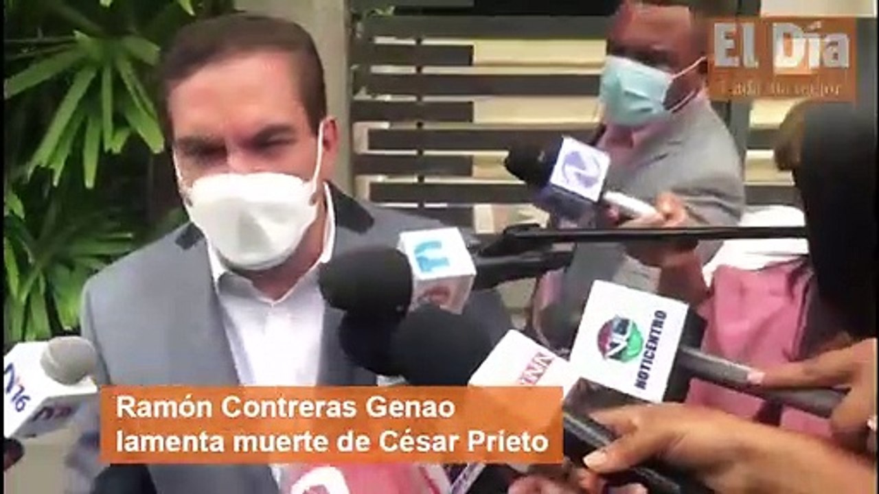 Ramón Contreras Genao lamenta muerte de César Prieto