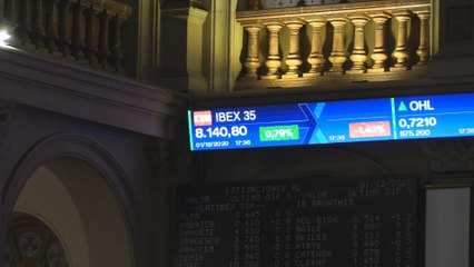 El Ibex 35 cierra la sesión en positivo, se anota un 0,79 % y mantiene el nivel de los 8.100 puntos