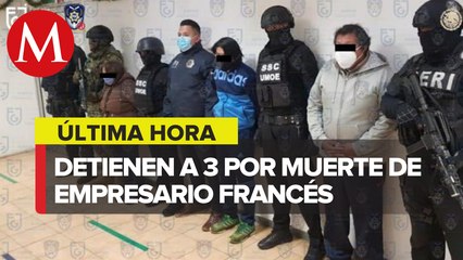 Detienen a tres más por el homicidio de empresario francés