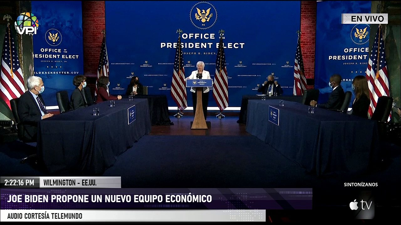 En Vivo desde Wilmington - Joe Biden propone miembros de su equipo económico
