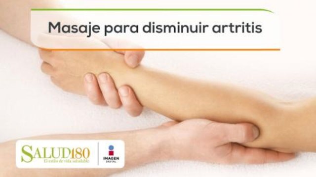 Masajes básicos contra la artritis | Relájate | Salud180
