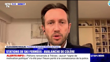 Fermeture des stations de ski: le président de Domaines skiables de France ne "comprend pas en quoi le ski est un problème"