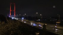 İSTANBUL - Sokağa çıkma kısıtlaması - 15 Temmuz Şehitler Köprüsü