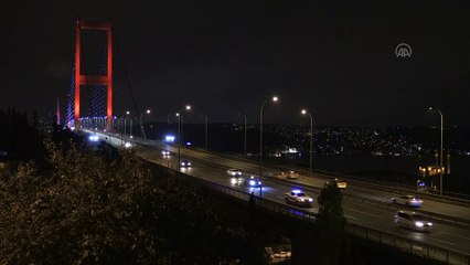 İSTANBUL - Sokağa çıkma kısıtlaması - 15 Temmuz Şehitler Köprüsü