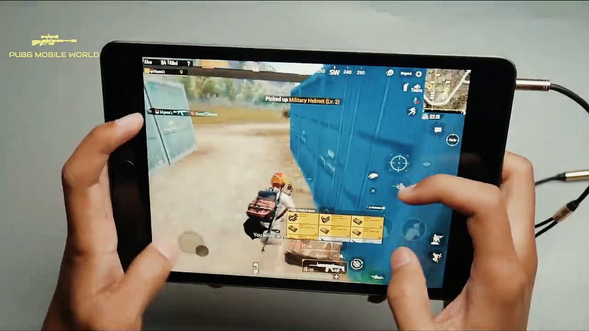 ⁣iPad mini 5 PUBG 4 Finger Full Gyro Solo VS Squad 20 Kills