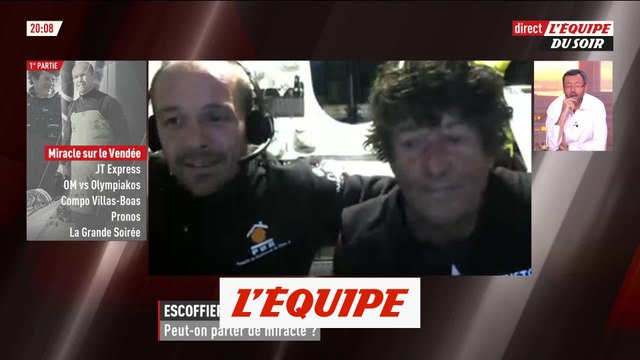 Escoffier : «Dans ma tête, ça pouvait durer deux jours» - Voile - Vendée Globe