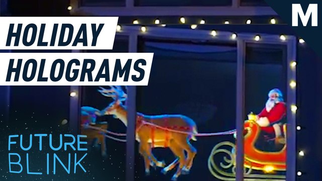 Get in the holiday spirit with these super realistic 3D projections — Future Blink