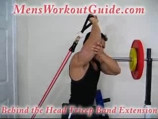 Exercise of the Day:  Behind The Head Tricep Band Extension