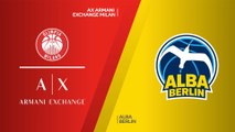 AX Armani Exchange Milan - ALBA Berlin Highlights | Turkish Airlines EuroLeague, RS Round 6