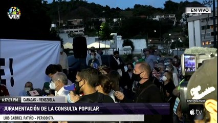 En Vivo - Guaidó se pronuncia luego de la juramentación de la consulta popular