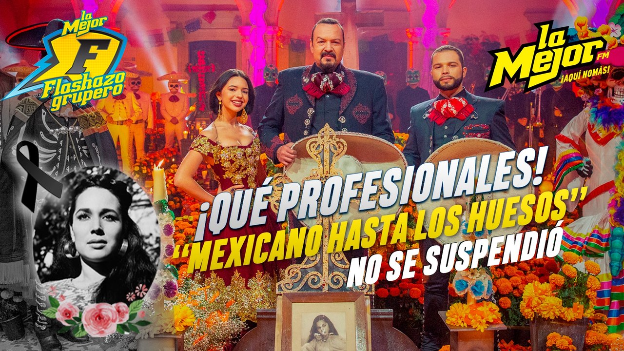 Como profesional, Pepe Aguilar no cancela concierto "Méxicano hasta los huesos" a pesar de la muerte de su mamá