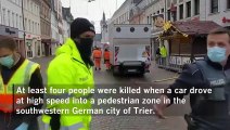 Car plows into pedestrians in Germany; at least 4 dead