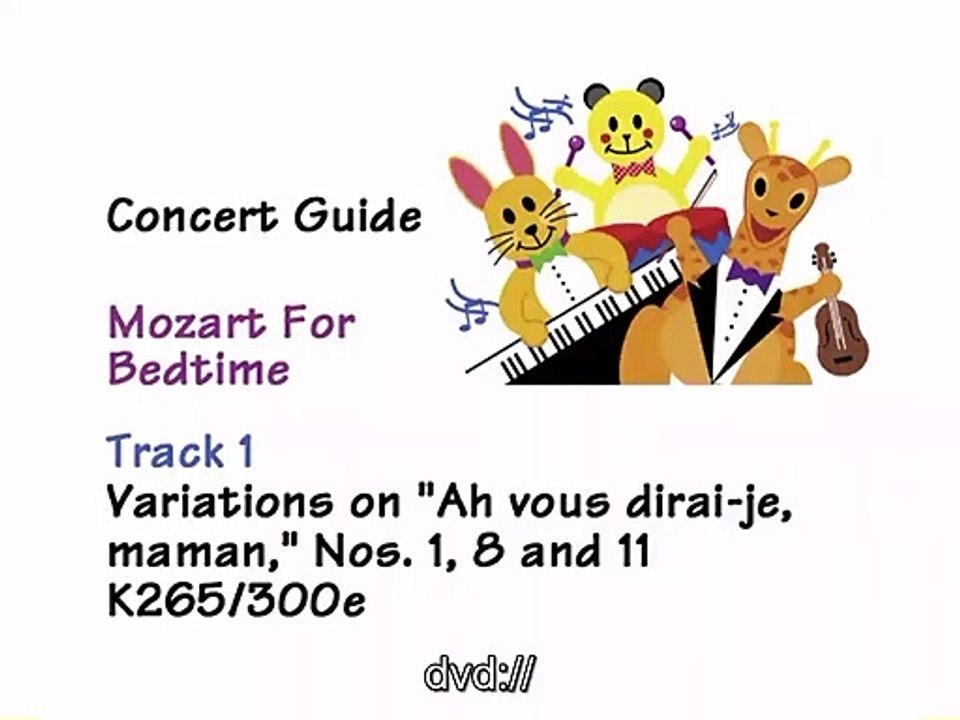 Baby Einstein - Baby Mozart Concert Hall - Mozart for Bedtime (2000)