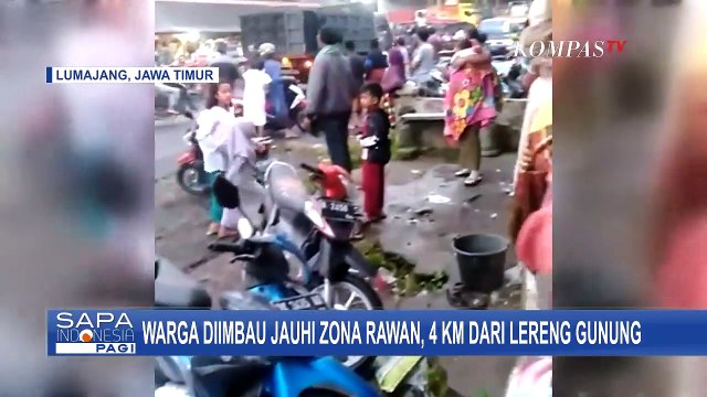 Gunung Semeru Meletus, Hujan Abu Tipis Menyelimuti Lumajang