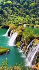 Beautiful place and water with green environment