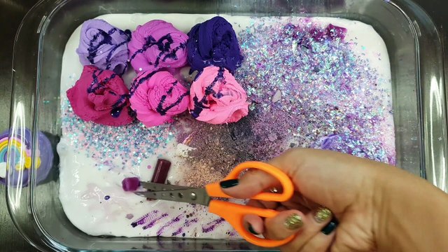 MY LITTLE PONY SLIME ! Mixing Eyeshadow And GLITTER Into GLOSSY Slime,Satisfying Slime Videos ASMRR