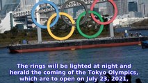 Olympic rings back in Tokyo Bay; a sign of hope in pandemic