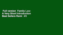 Full version  Family Law: A Very Short Introduction  Best Sellers Rank : #3