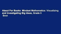 About For Books  Mindset Mathematics: Visualizing and Investigating Big Ideas, Grade 6  Best