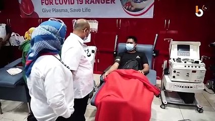 SURABAYA - STOK PLASMA DARAH KOSONG PMI SURABAYA GALAKKAN DONOR PLASMA DARAH