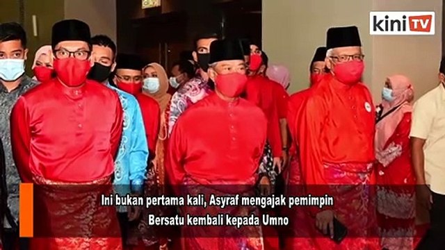 Asyraf: Tiba masa Muhyiddin, Bersatu 'pulang ke gagang' Umno