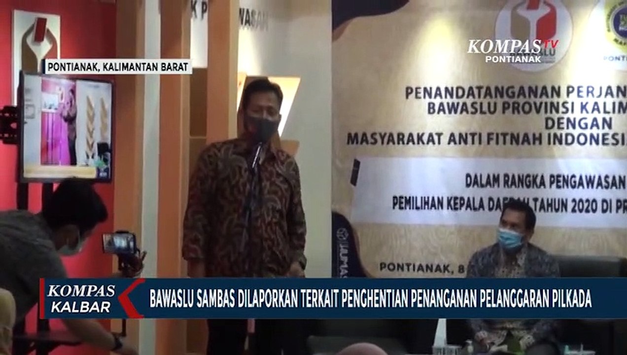 Seorang Warga Sambas Melaporkan Bawaslu Sambas terkait Penghentian Penanganan Pelanggaran Pilkada