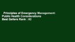 Principles of Emergency Management: Public Health Considerations  Best Sellers Rank : #2
