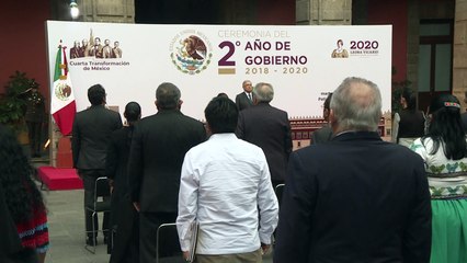 AMLO muestra el vaso medio lleno al cumplir segundo año de gobierno opacado por pandemia